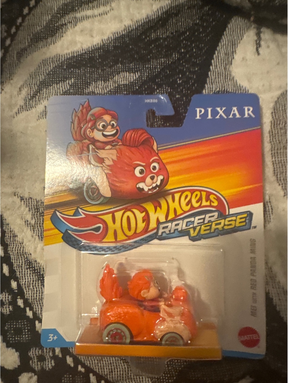 Hot Wheels Racerverse Pixar Red Panda Die-Cast Car Toy
